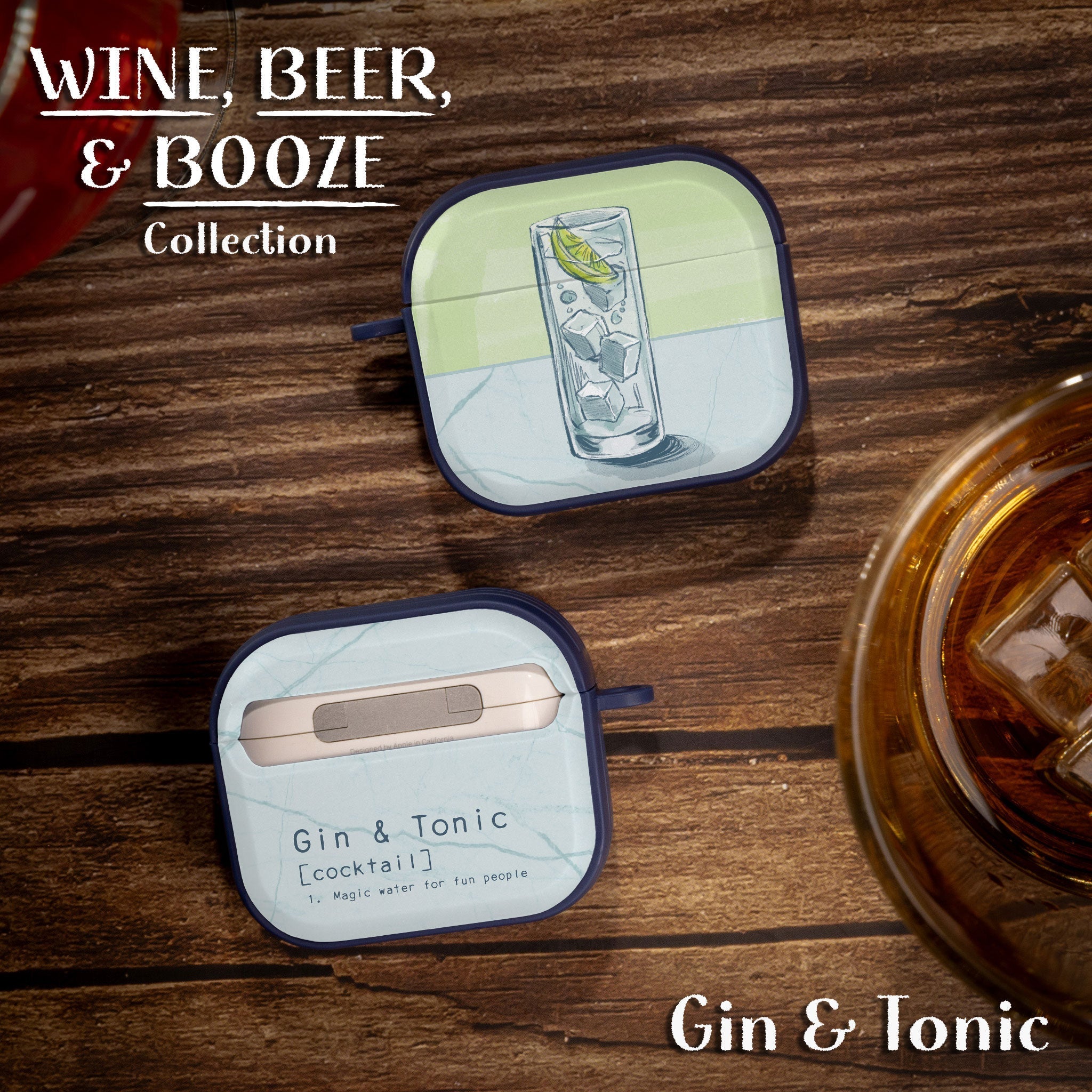 Wine, Beer, & Booze HDX Apple AirPods Gen 3 Case Cover Affinity Bands