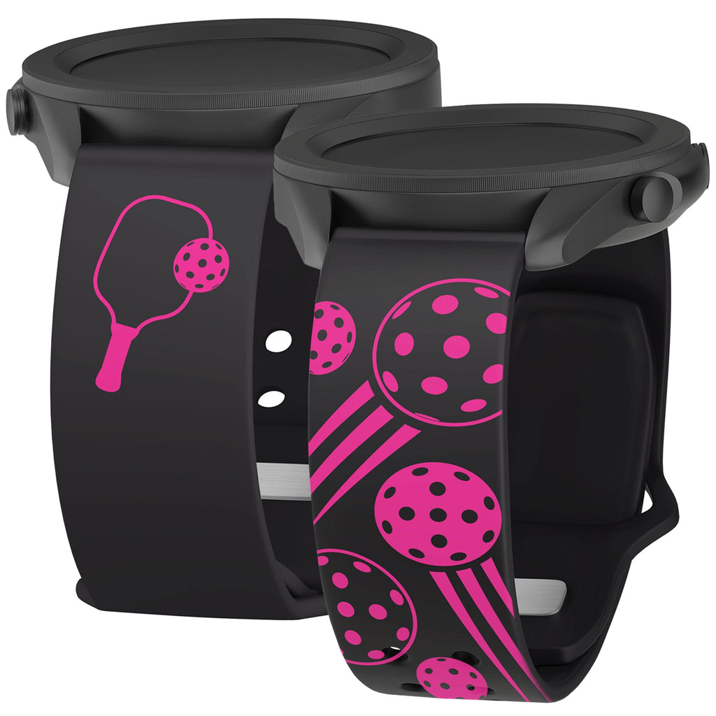 Pickleball HD  Watchband for Samsung, Garmin, Fossil, and More Affinity Bands
