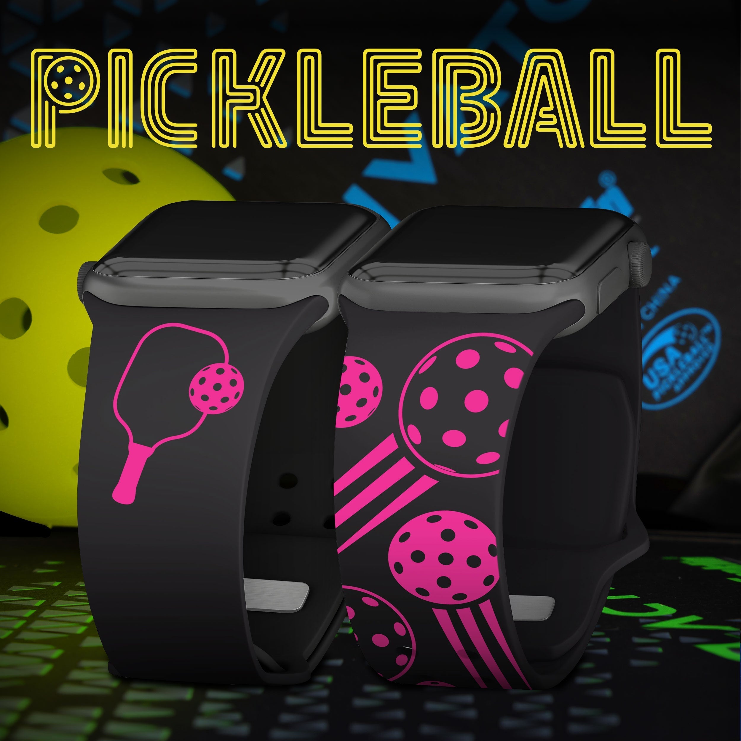 Pickleball HD Apple Watch Band Affinity Bands
