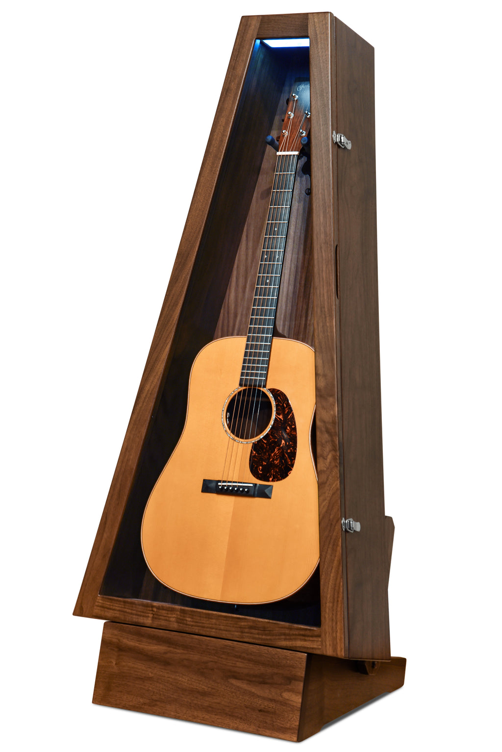ClimaStand Triangle Humidor with Base - Walnut Acoustic Remedy Cases
