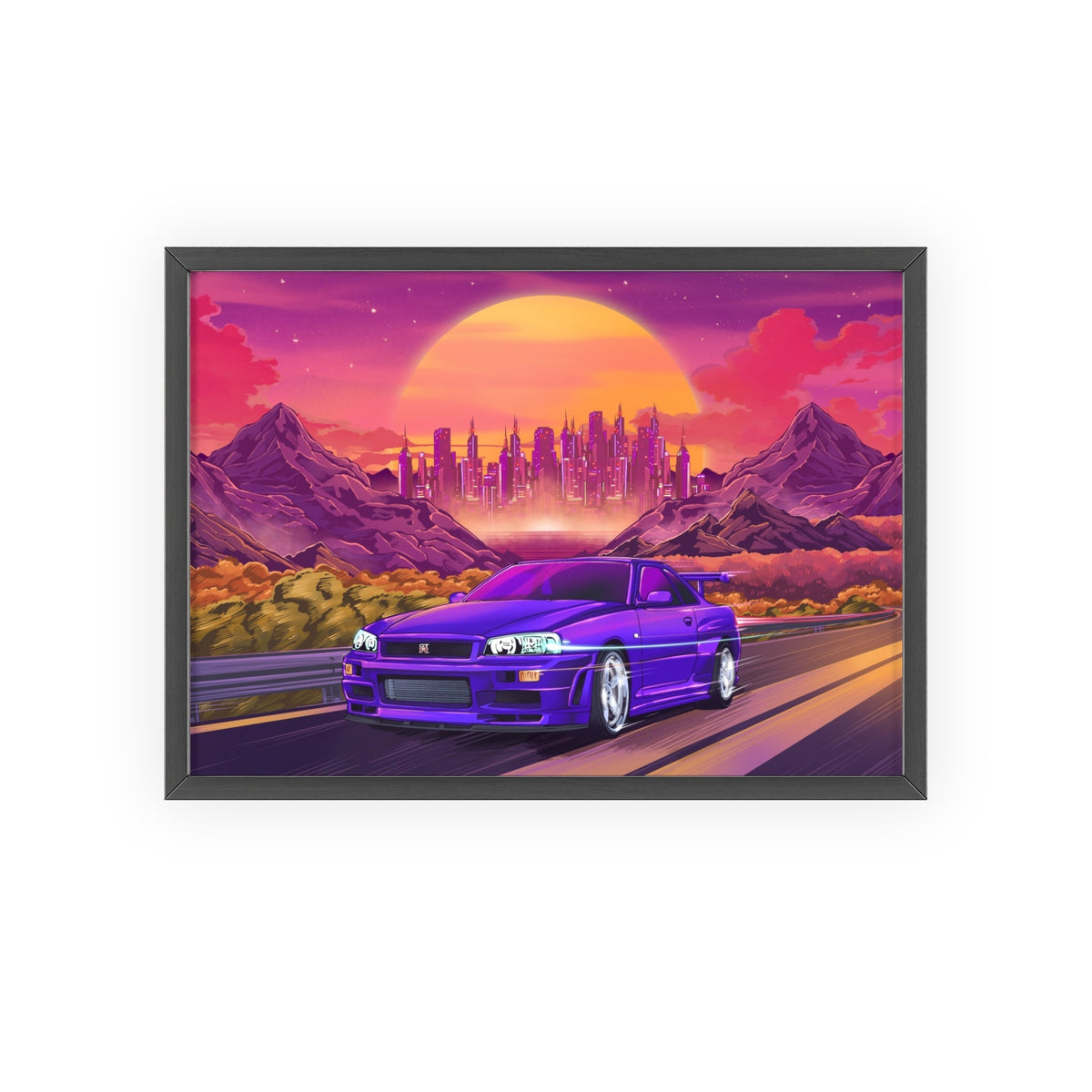 Nissan Skyline GT-R Poster Desksmith