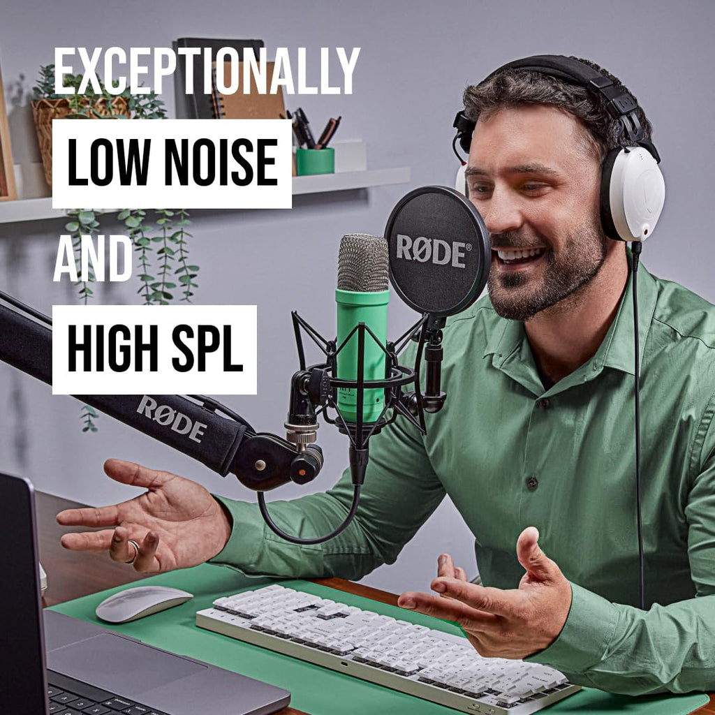 RØDE NT1 Signature Series Condenser Microphone with SM6 Shockmount and Pop Filter - Black MindFreakArtistry