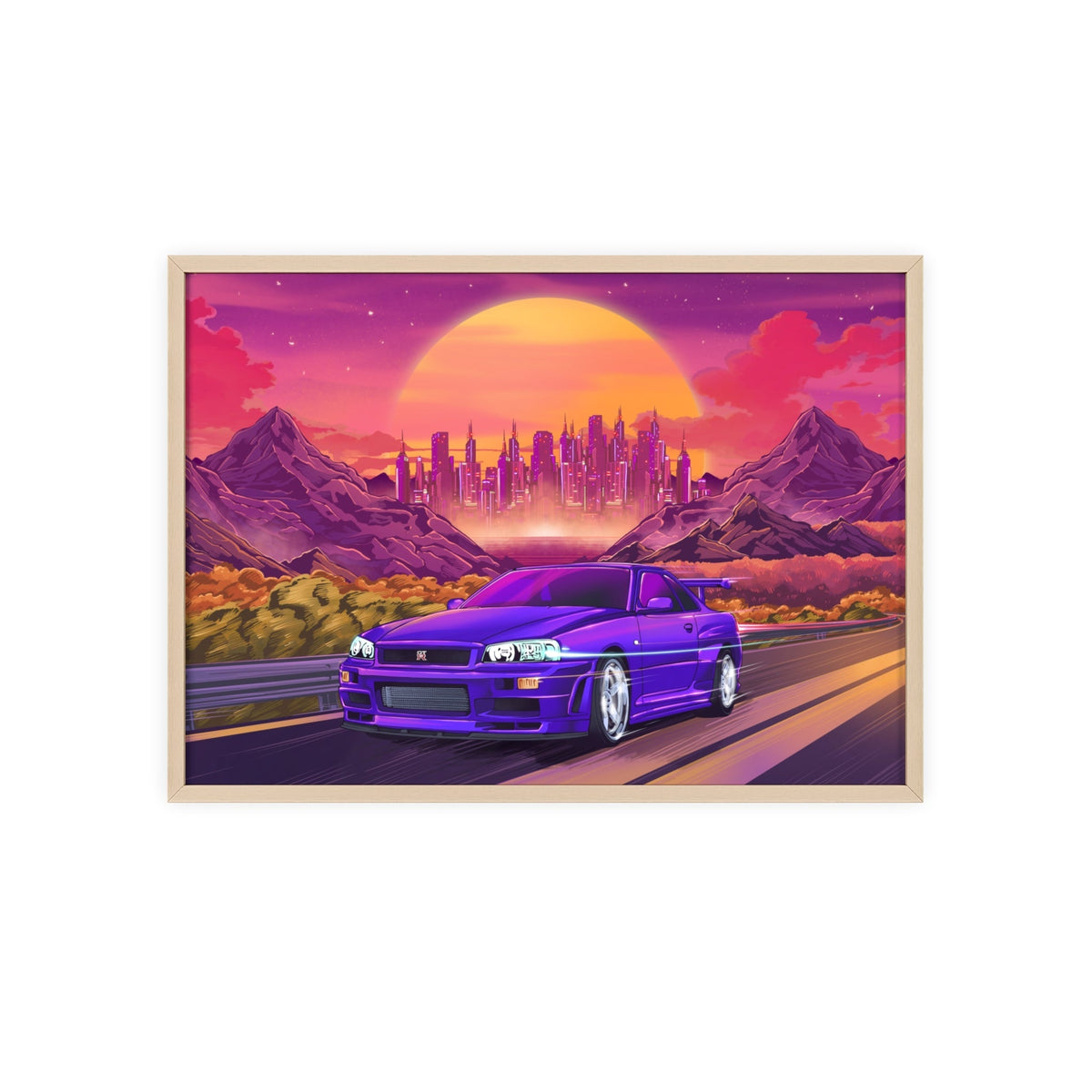 Nissan Skyline GT-R Poster Desksmith