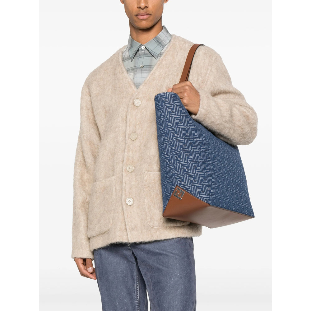 Fendi Blue Tote Bags Men Luosophy