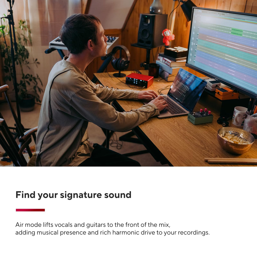 Focusrite Scarlett Solo 3rd Gen USB Audio Interface for Guitarists, Vocalists, Podcasters or Producers to record and playback studio quality sound MindFreakArtistry