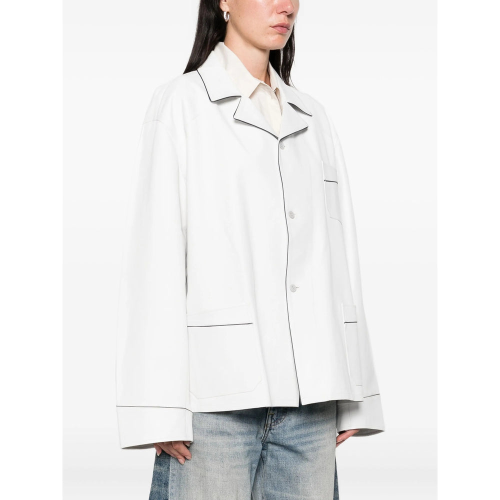 Prada White Jackets - Oversized Jackets Women Luosophy