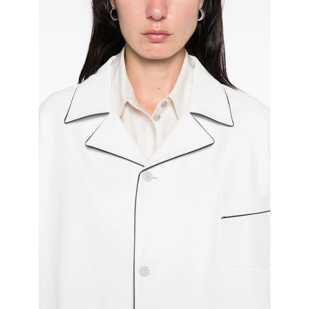 Prada White Jackets - Oversized Jackets Women Luosophy