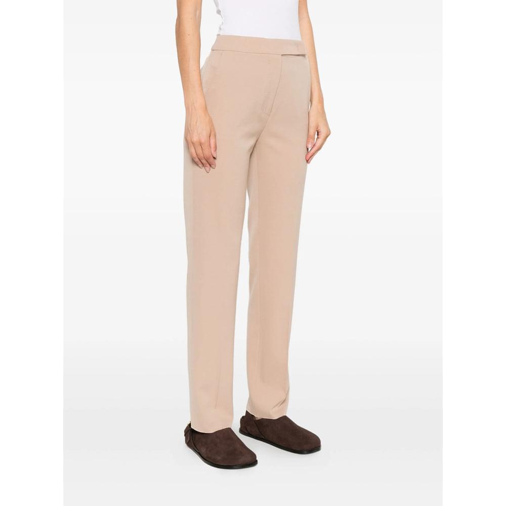 Max Mara Neutrals Trousers - Slim-Fit Trousers Women Luosophy