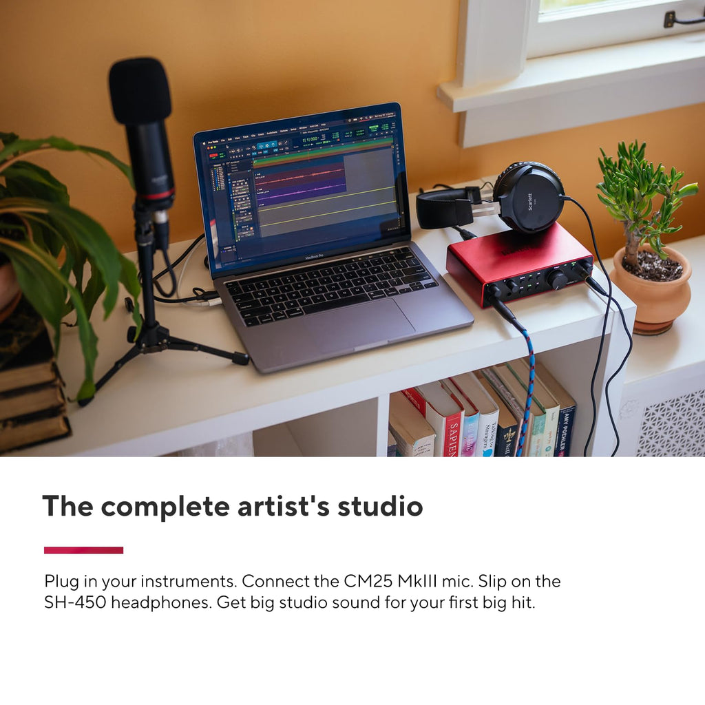 Focusrite Scarlett Solo 3rd Gen USB Audio Interface for Guitarists, Vocalists, Podcasters or Producers to record and playback studio quality sound MindFreakArtistry