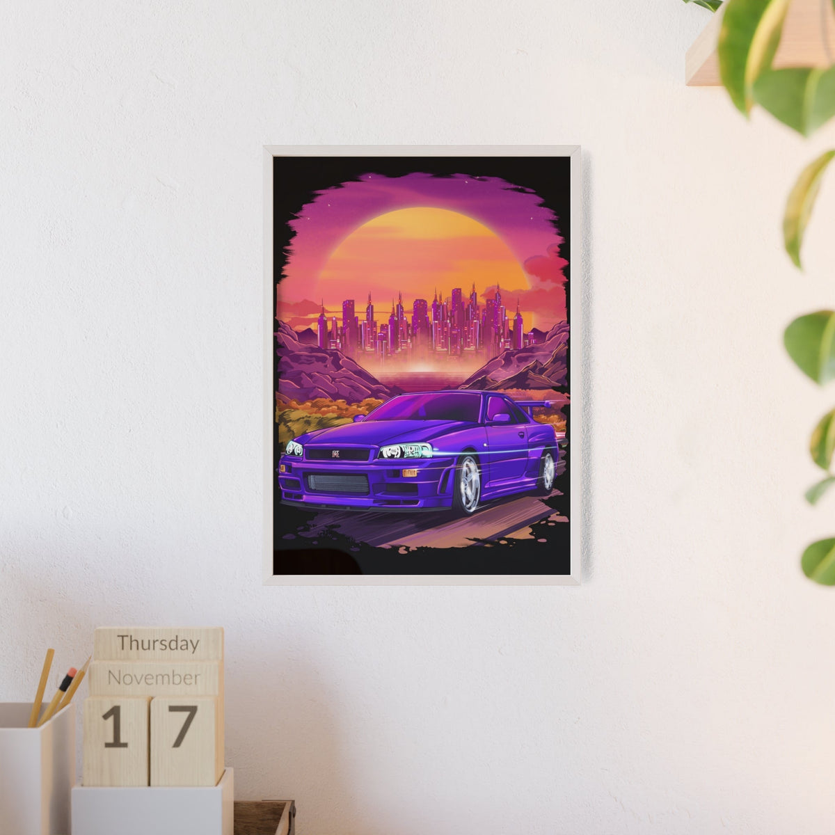 Nissan Skyline GT-R Poster Desksmith