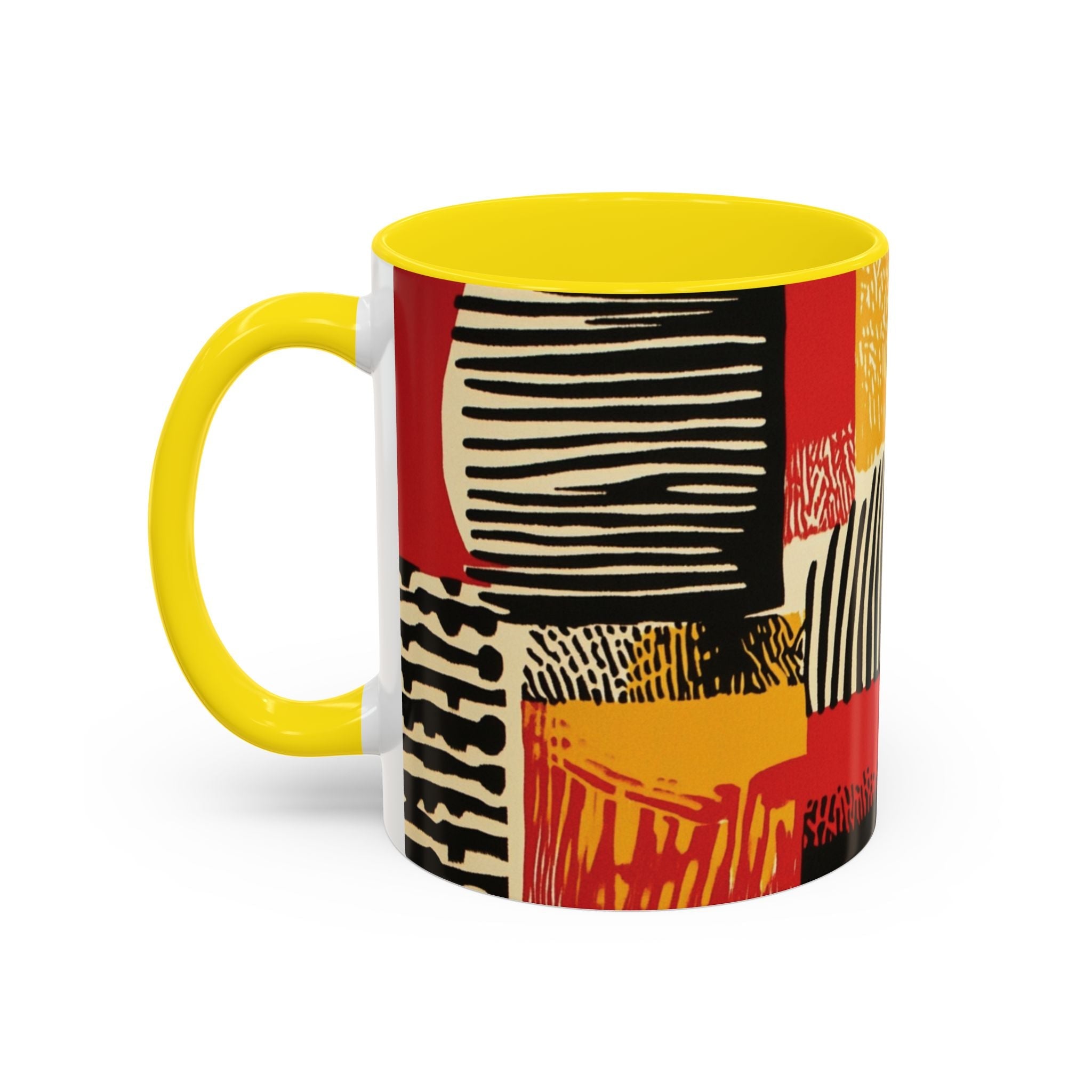Modernist Textile Pattern Mug - 11oz Black Magic Social Club