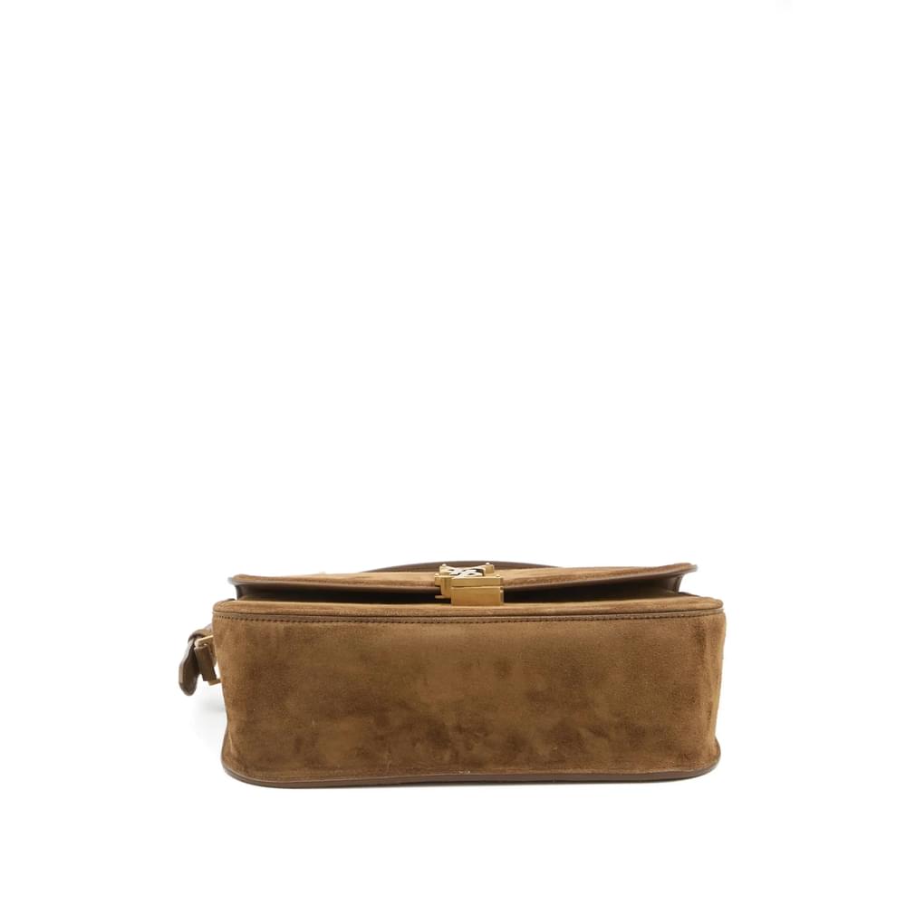 Saint Laurent Brown Shoulder Bags Women Luosophy