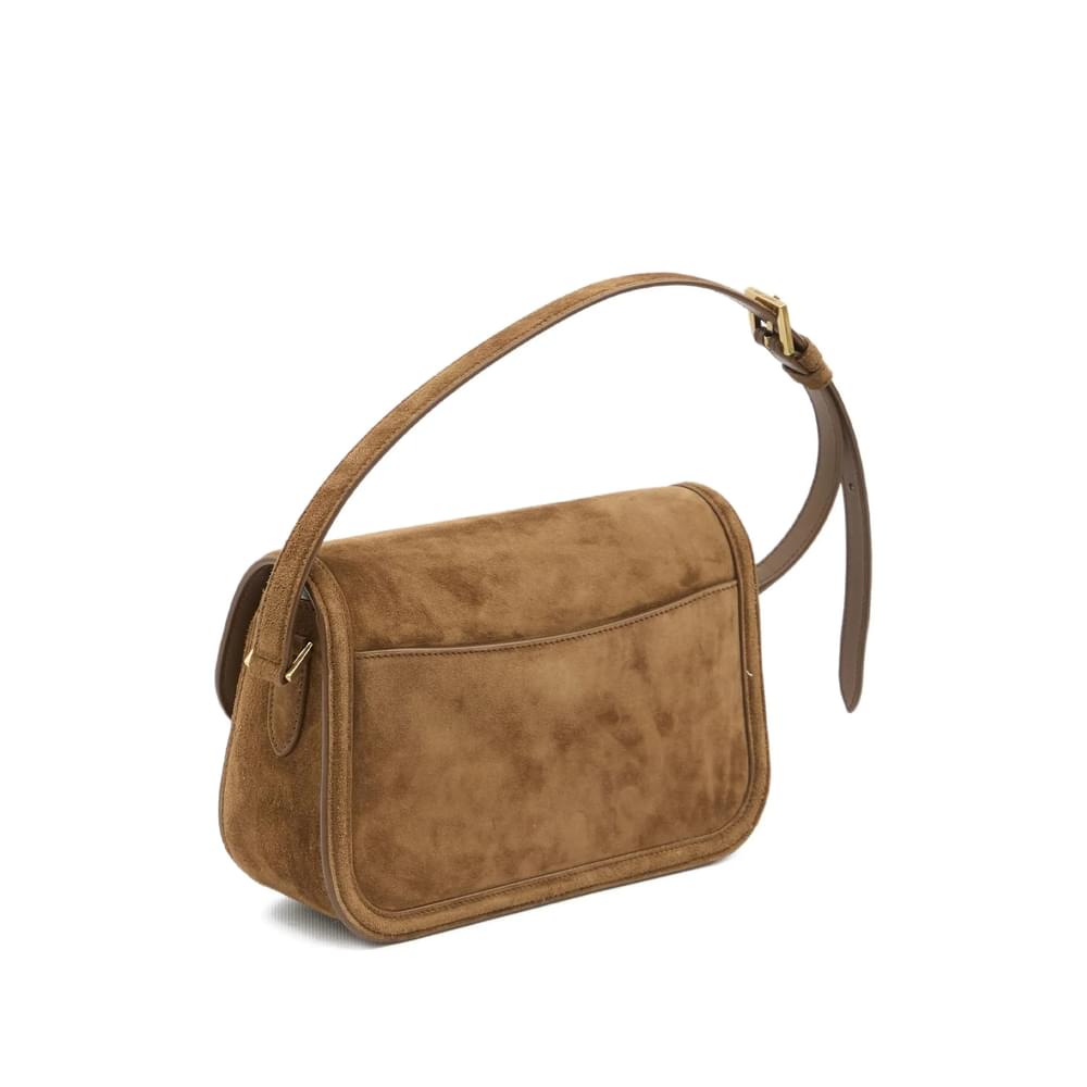 Saint Laurent Brown Shoulder Bags Women Luosophy