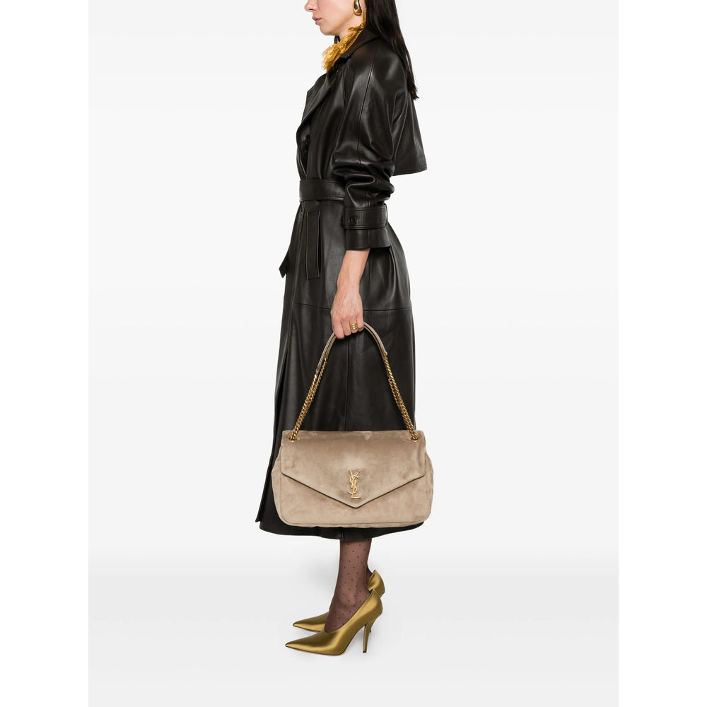 Saint Laurent Neutrals Shoulder Bags Women Luosophy