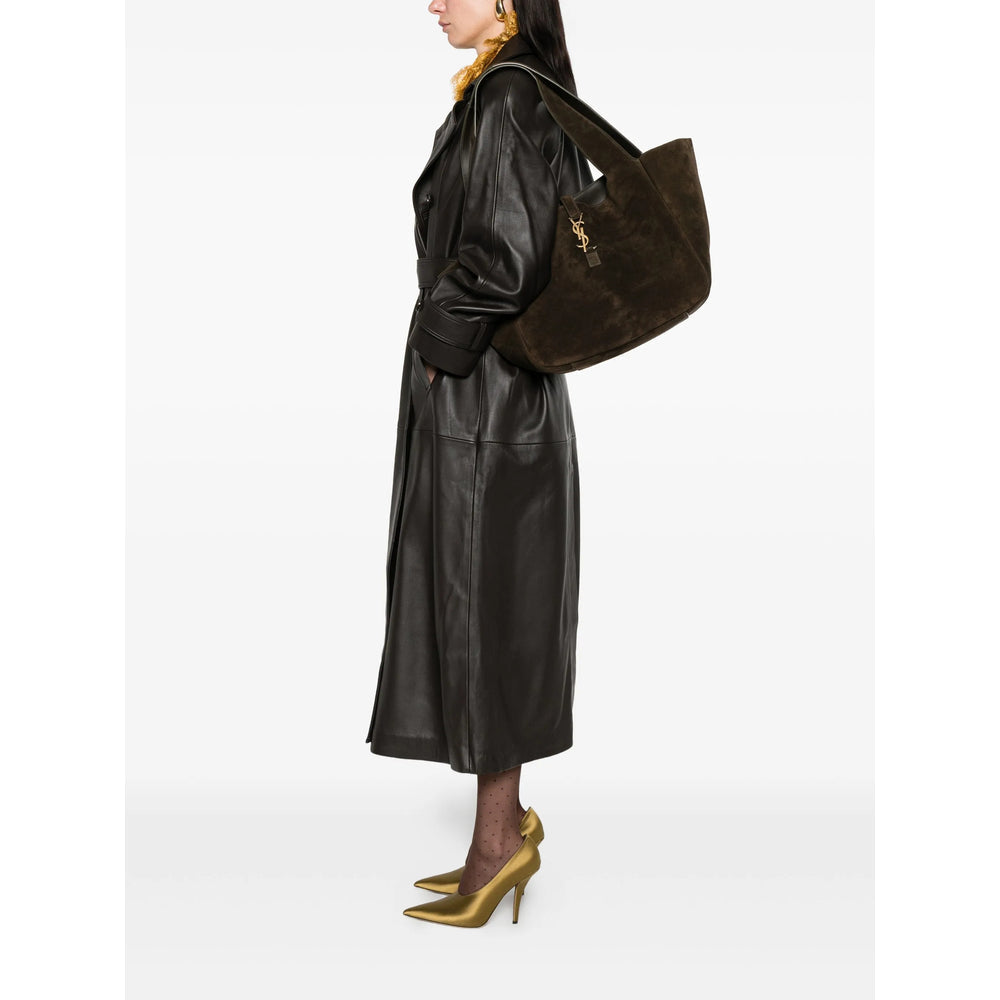 Saint Laurent Brown Tote Bags Women Luosophy