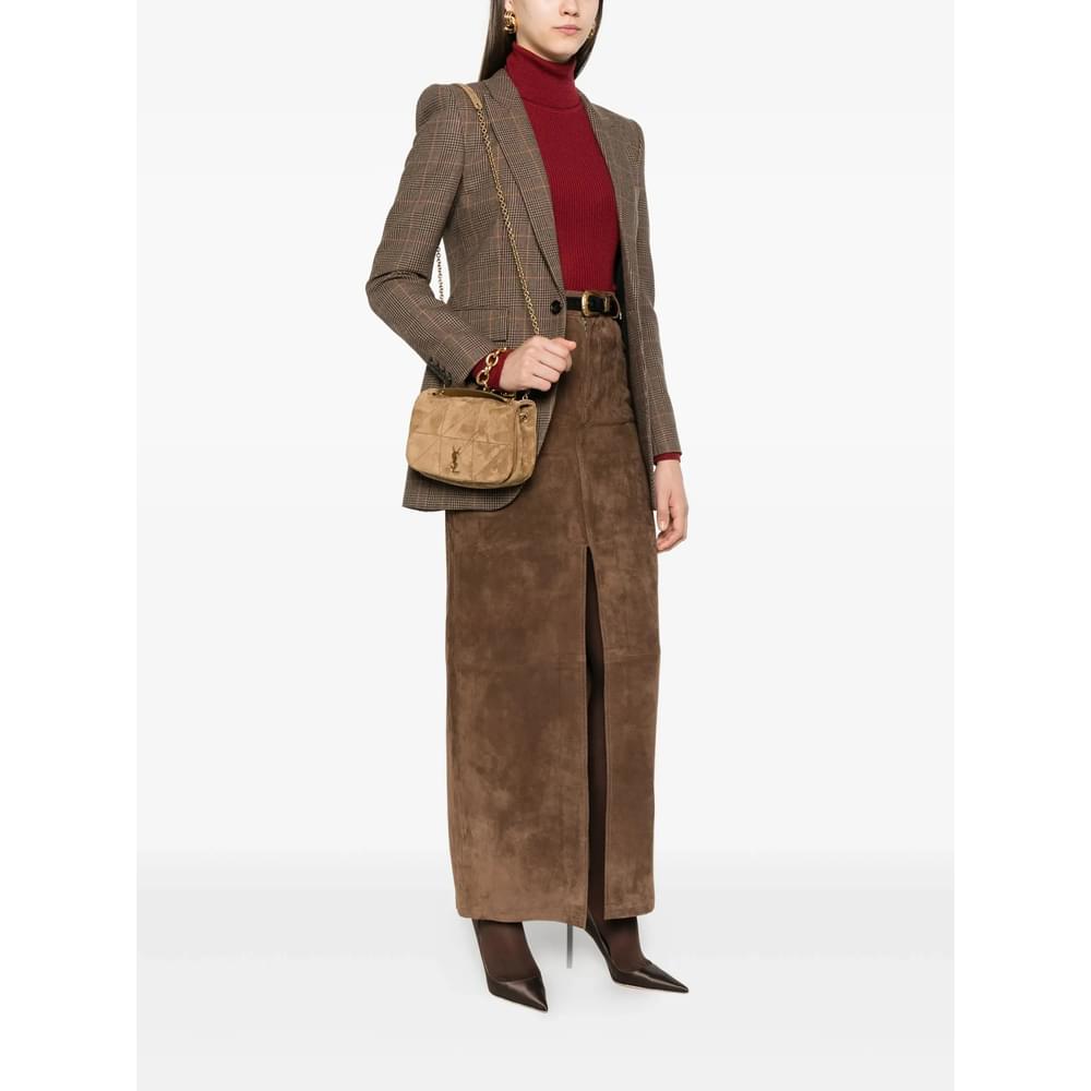 Saint Laurent Brown Shoulder Bags Women Luosophy