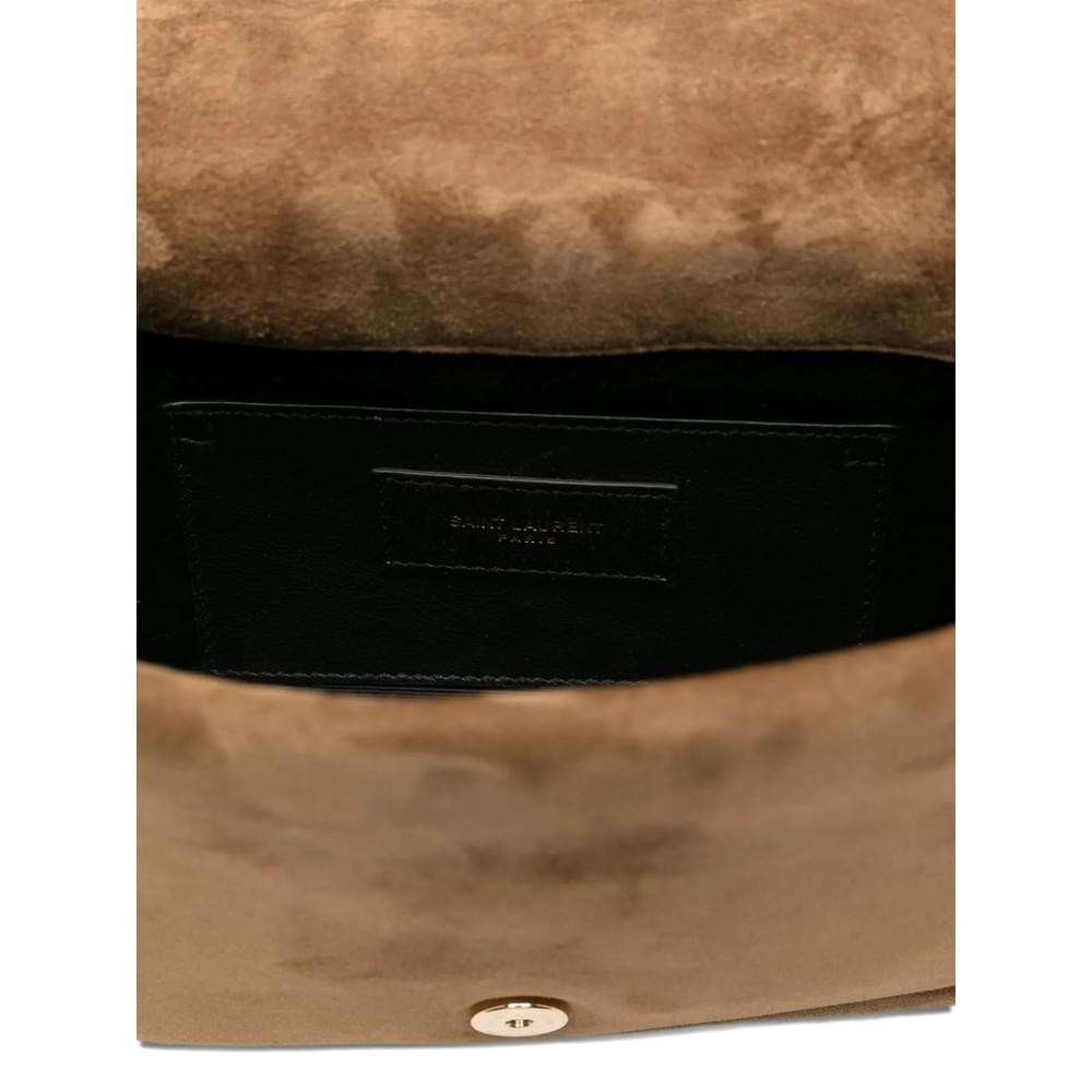 Saint Laurent Brown Shoulder Bags Women Luosophy