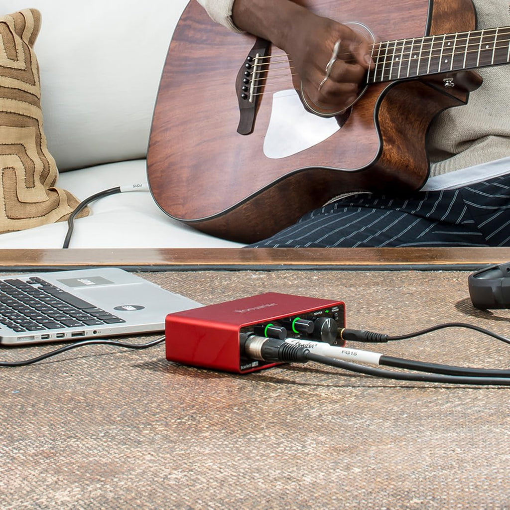 Focusrite Scarlett Solo 3rd Gen USB Audio Interface for Guitarists, Vocalists, Podcasters or Producers to record and playback studio quality sound MindFreakArtistry
