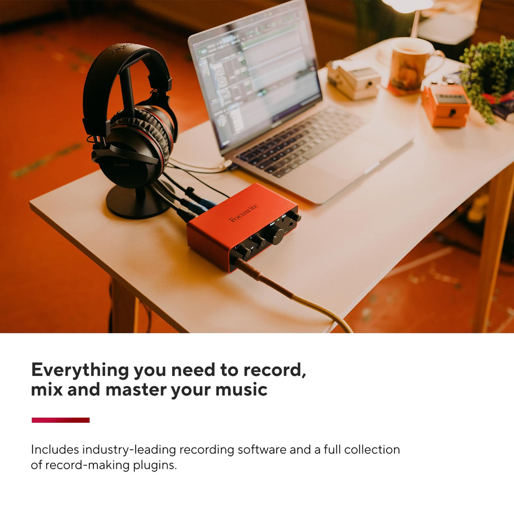 Focusrite Scarlett Solo 3rd Gen USB Audio Interface for Guitarists, Vocalists, Podcasters or Producers to record and playback studio quality sound MindFreakArtistry