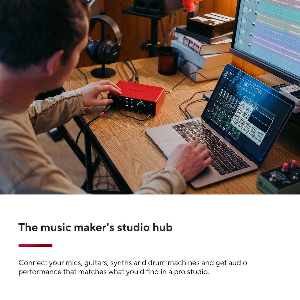 Focusrite Scarlett Solo 3rd Gen USB Audio Interface for Guitarists, Vocalists, Podcasters or Producers to record and playback studio quality sound MindFreakArtistry
