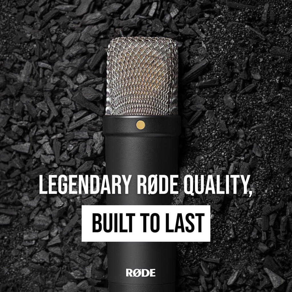 RØDE NT1 Signature Series Condenser Microphone with SM6 Shockmount and Pop Filter - Black MindFreakArtistry