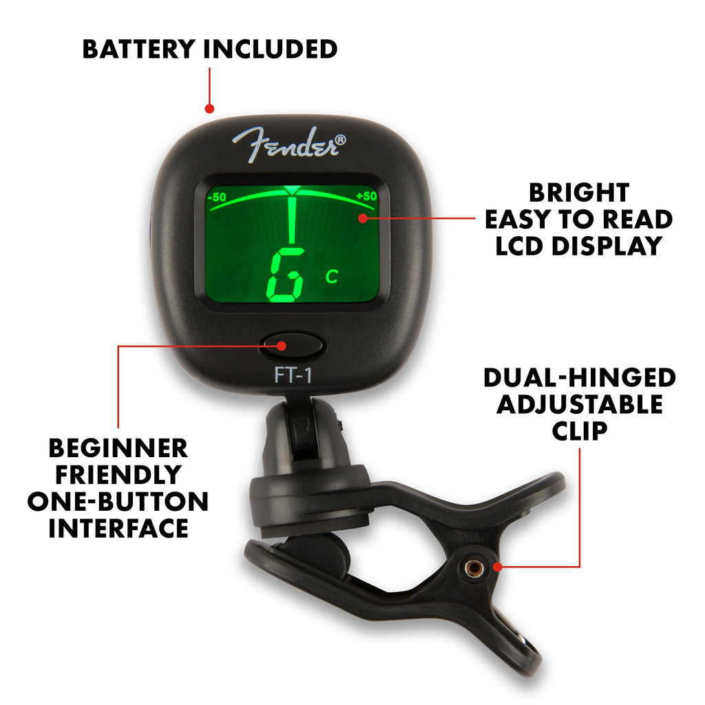 Fender FCT-2 Professional Clip-On Tuner MindFreakArtistry