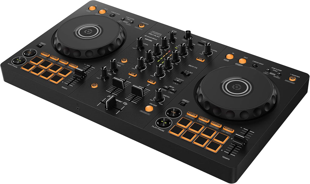 Pioneer DJ DDJ-FLX4 2-deck rekordbox and Serato DJ Controller - Graphite MindFreakArtistry