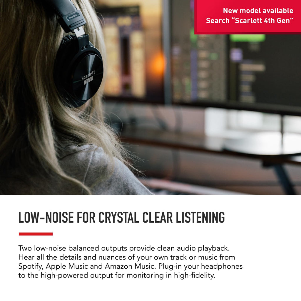 Focusrite Scarlett Solo 3rd Gen USB Audio Interface for Guitarists, Vocalists, Podcasters or Producers to record and playback studio quality sound MindFreakArtistry