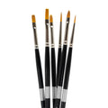 Trekell Golden Taklon Long Handle Top Sellers Brush Set Trekell Art Supplies