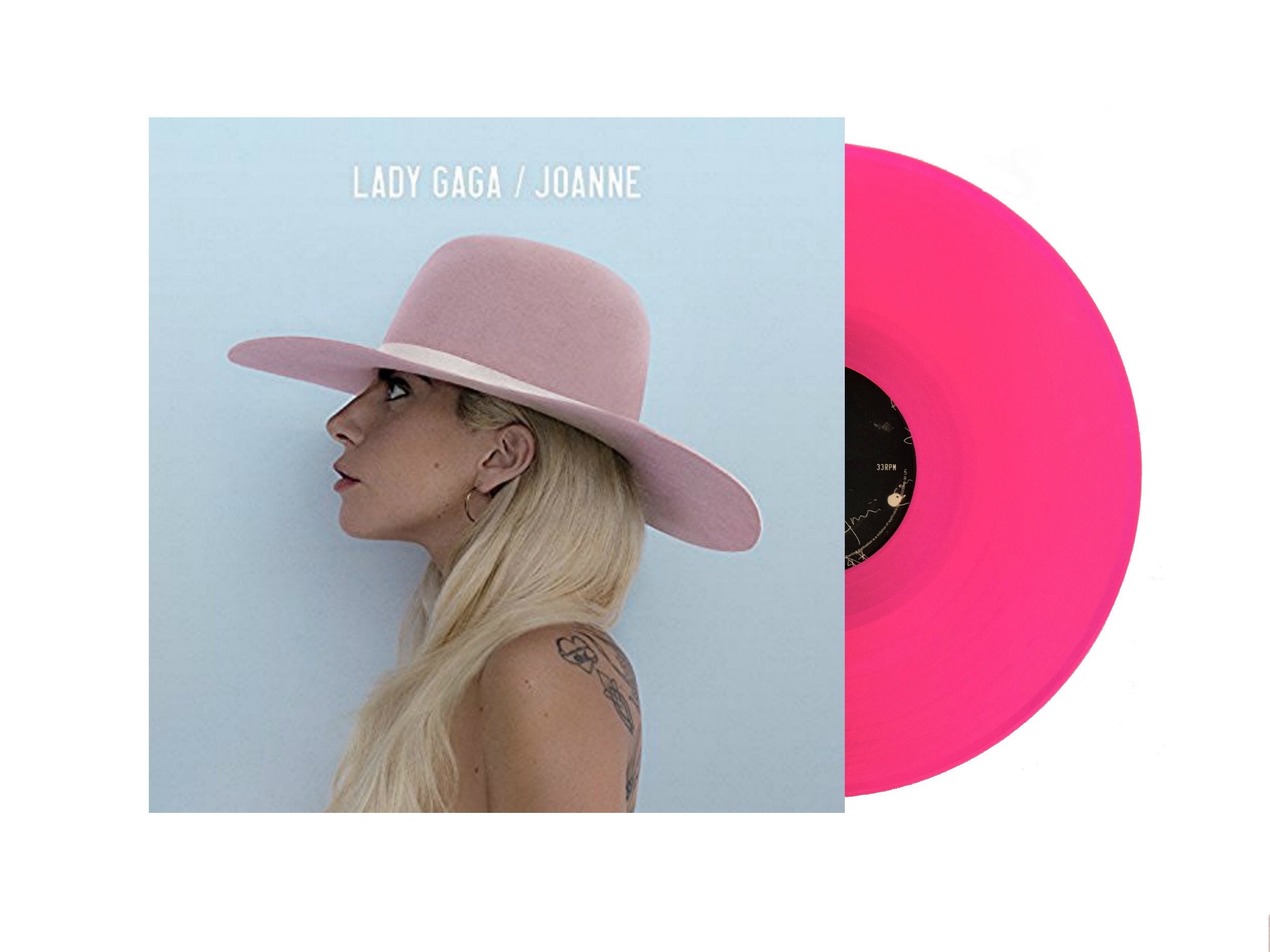 Lady Gaga - Joanne (Limited Edition Pink Colored Vinyl) Pale Blue Dot Records