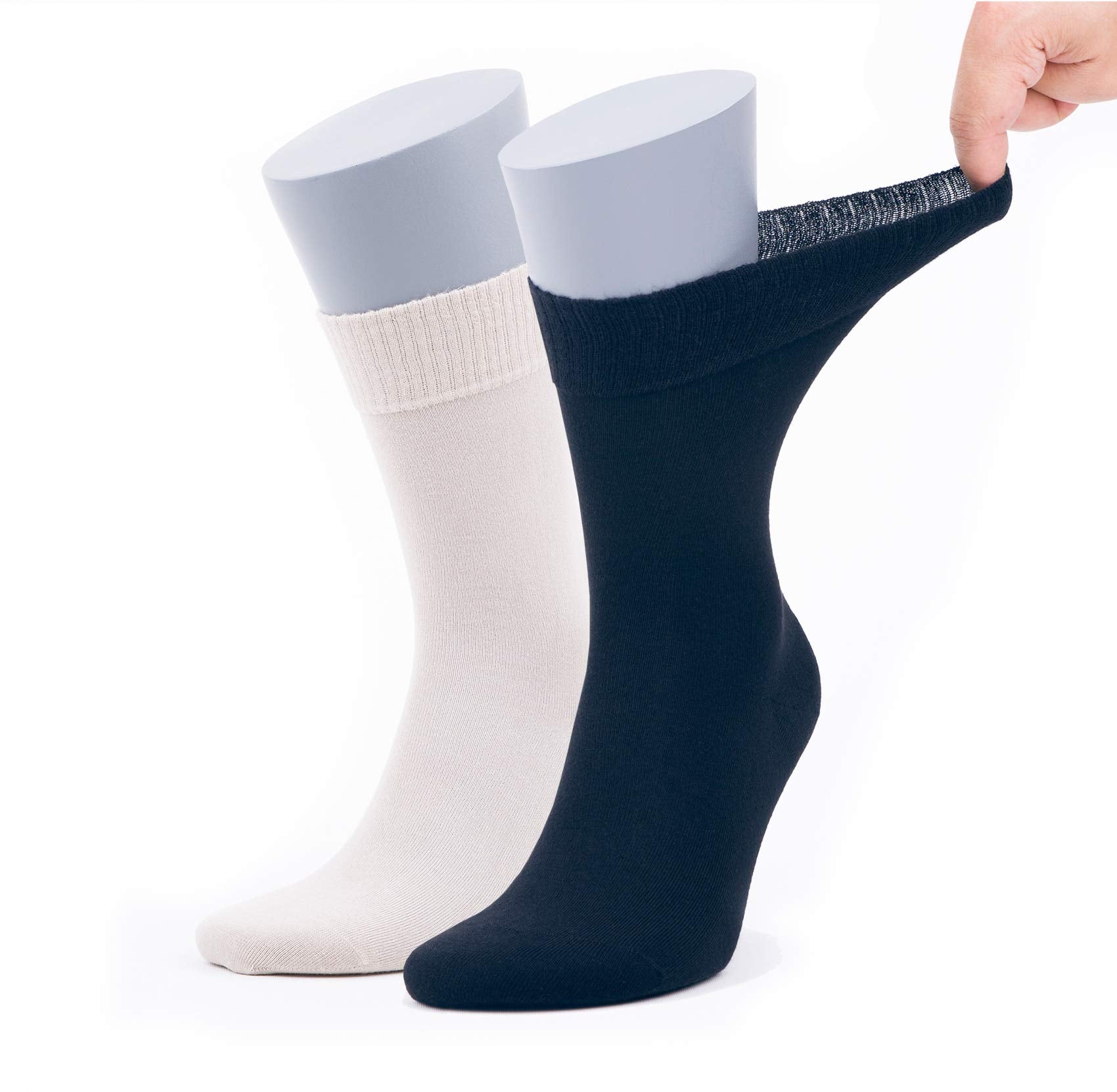 Men’s Bamboo Diabetic Socks 2-Pack - Ultra Thin Bambooven