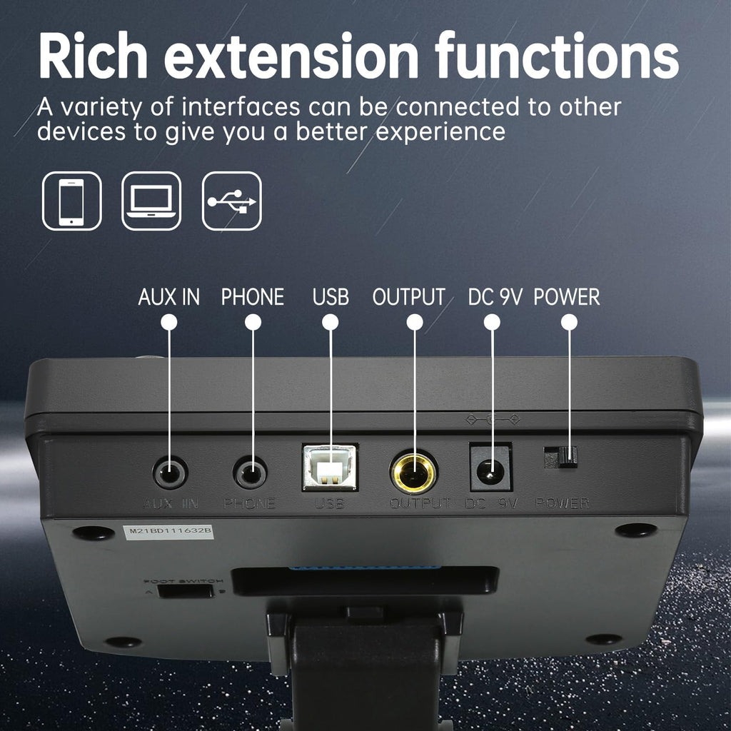 AODSK Electric Drum Set with Quiet Mesh Pads,Electronic Drum for Beginner,USB MIDI,Throne,Headphones,Sticks, Included 15 Kits and 195 Sounds (AED-403-Teenagers Beginners) MindFreakArtistry