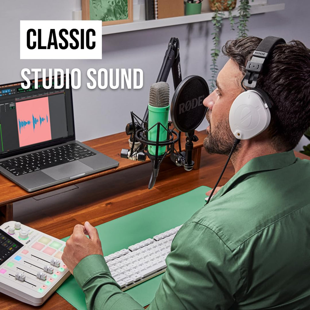 RØDE NT1 Signature Series Condenser Microphone with SM6 Shockmount and Pop Filter - Black MindFreakArtistry