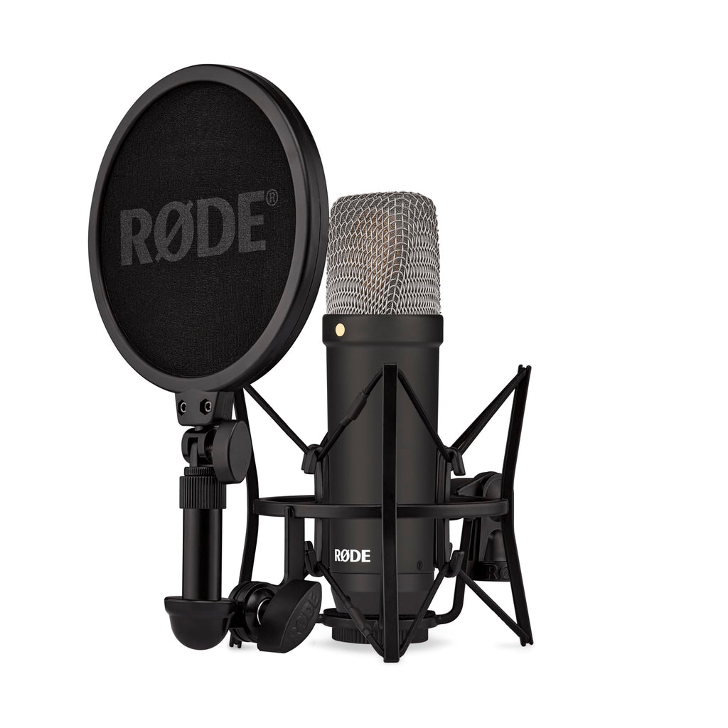 RØDE NT1 Signature Series Condenser Microphone with SM6 Shockmount and Pop Filter - Black MindFreakArtistry