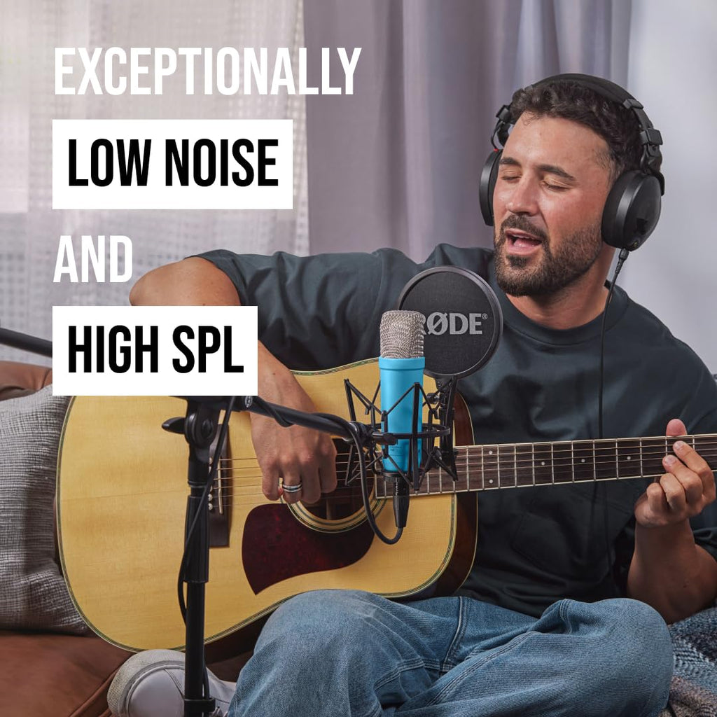 RØDE NT1 Signature Series Condenser Microphone with SM6 Shockmount and Pop Filter - Black MindFreakArtistry