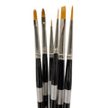 Trekell Golden Taklon Short Handle Top Sellers Brush Set Trekell Art Supplies