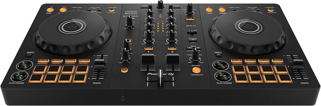 Pioneer DJ DDJ-FLX4 2-deck rekordbox and Serato DJ Controller - Graphite MindFreakArtistry