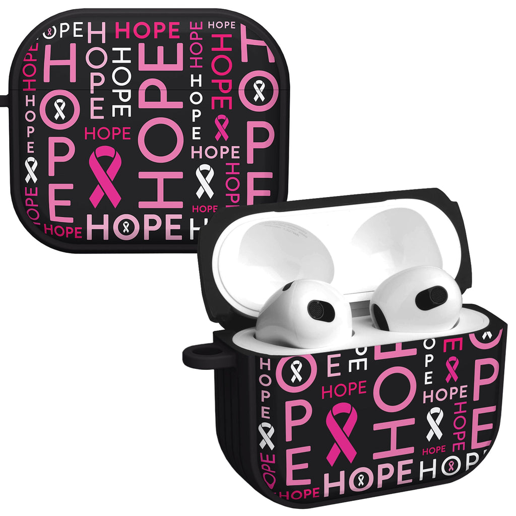 Breast Cancer Awareness HDX Apple AirPods Gen 3 Case Cover Affinity Bands