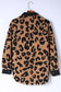 Leopard Button Up Long Sleeve Jacket