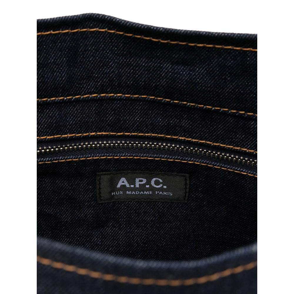 A.P.C. Blue Shoulder Bags Women Luosophy