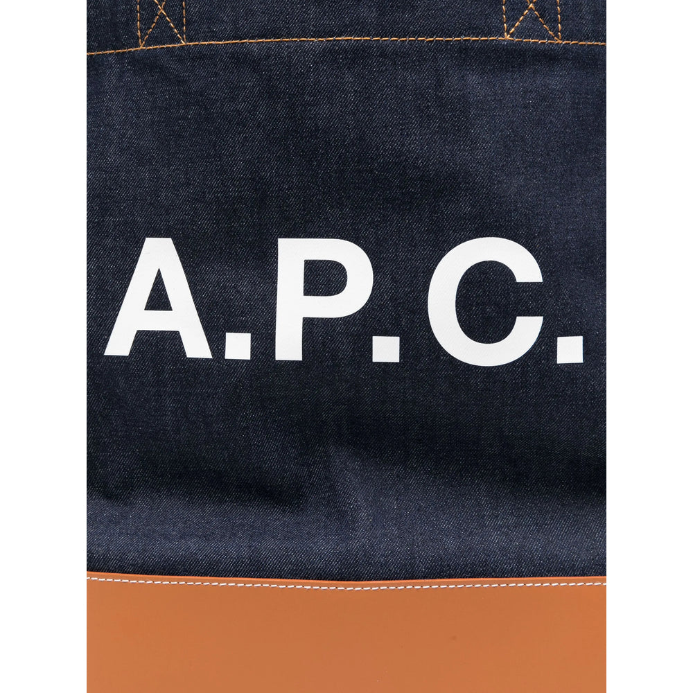 A.P.C. Blue Shoulder Bags Women Luosophy