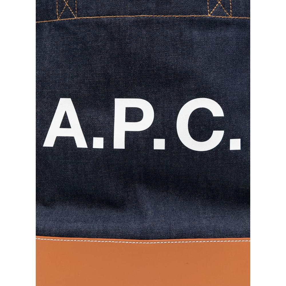 A.P.C. Blue Shoulder Bags Women Luosophy