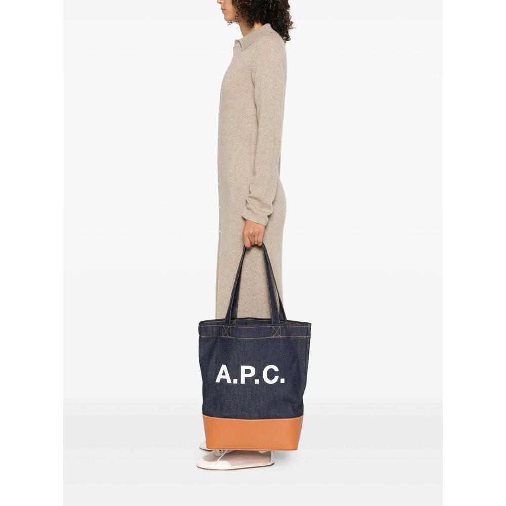 A.P.C. Blue Shoulder Bags Women Luosophy