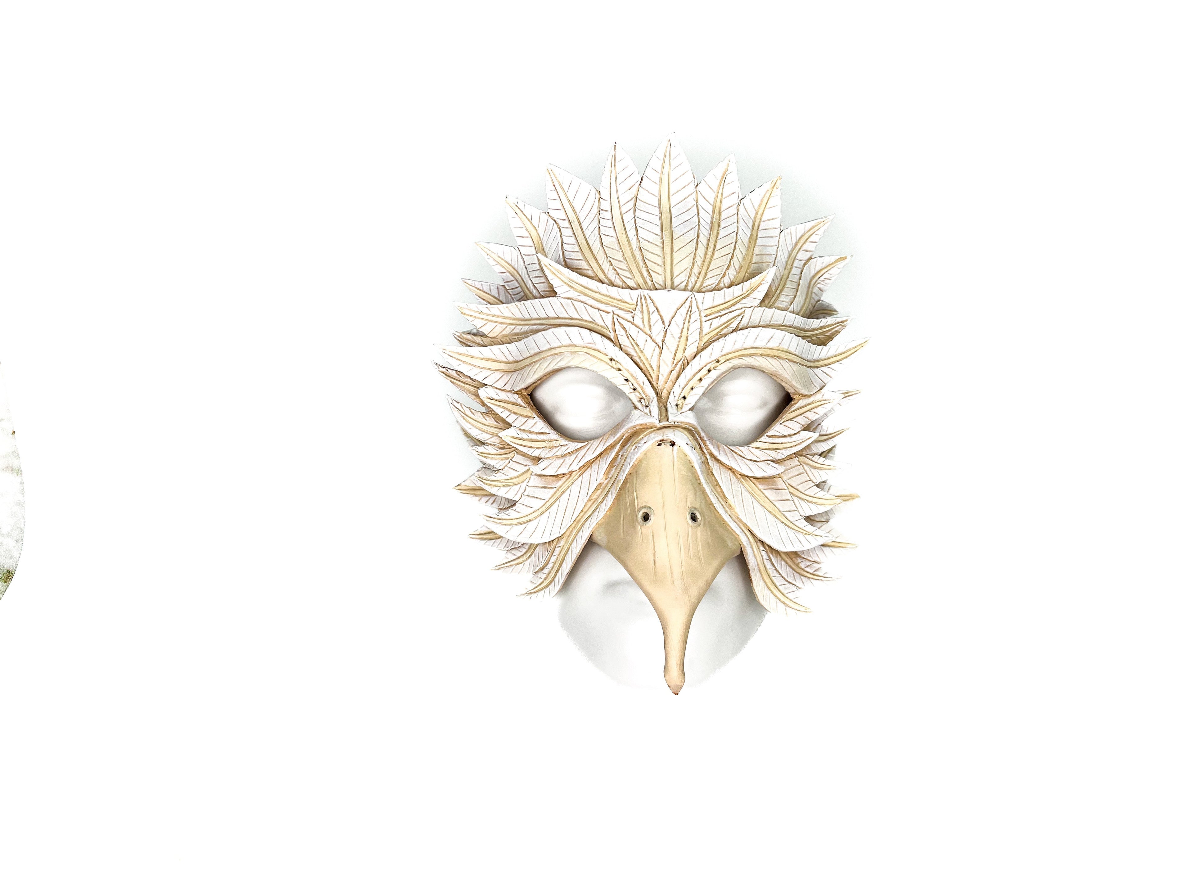 Dove Handmade Genuine Leather Mask Rockwell Masks