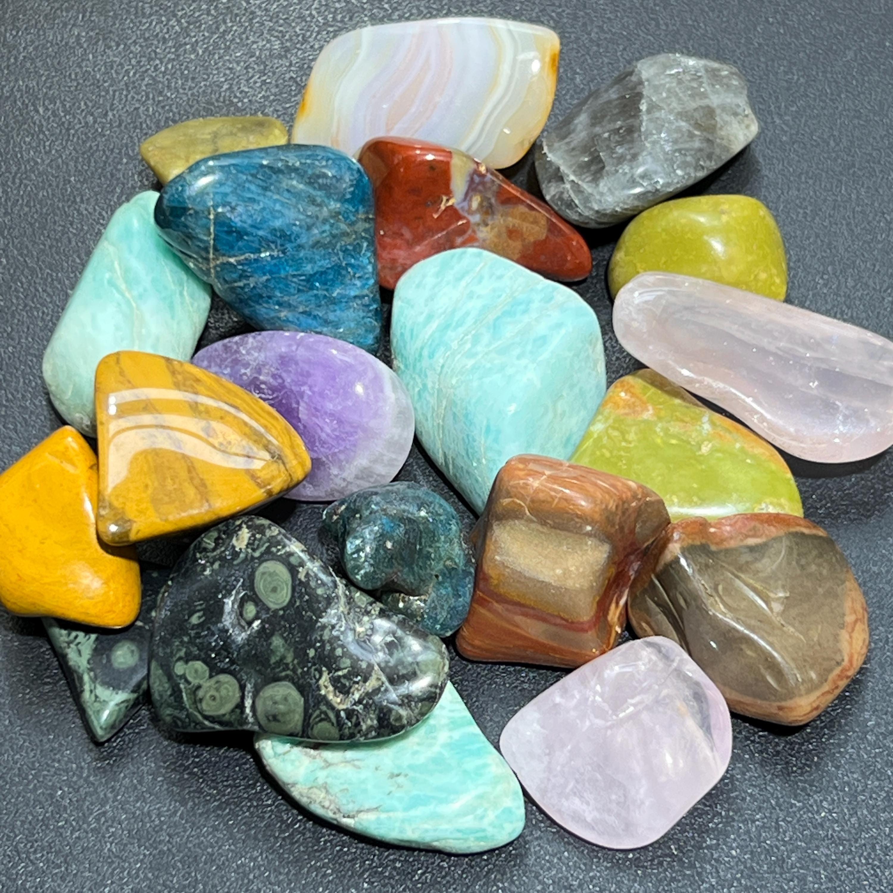 Tumbled Stones And Crystals Mix (By The Ounce or Pound) Madagascar Wholesale Amazing Crystals