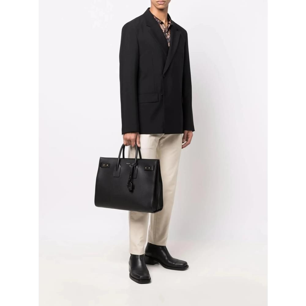 Saint Laurent Black Tote Bags Men Luosophy