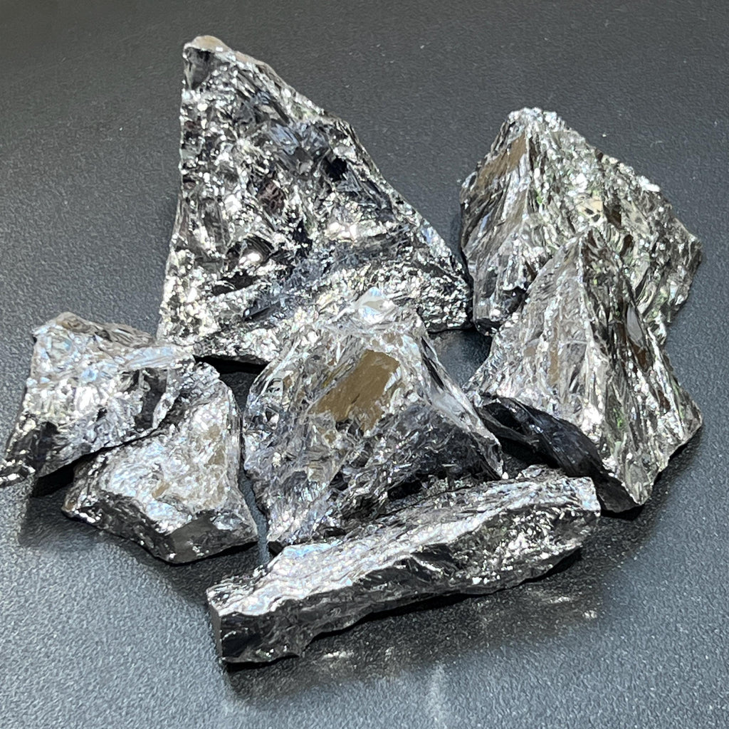 Silver Silicon Rough Raw Man-Made Stones (By The Piece Or Pound) Wholesale Amazing Crystals