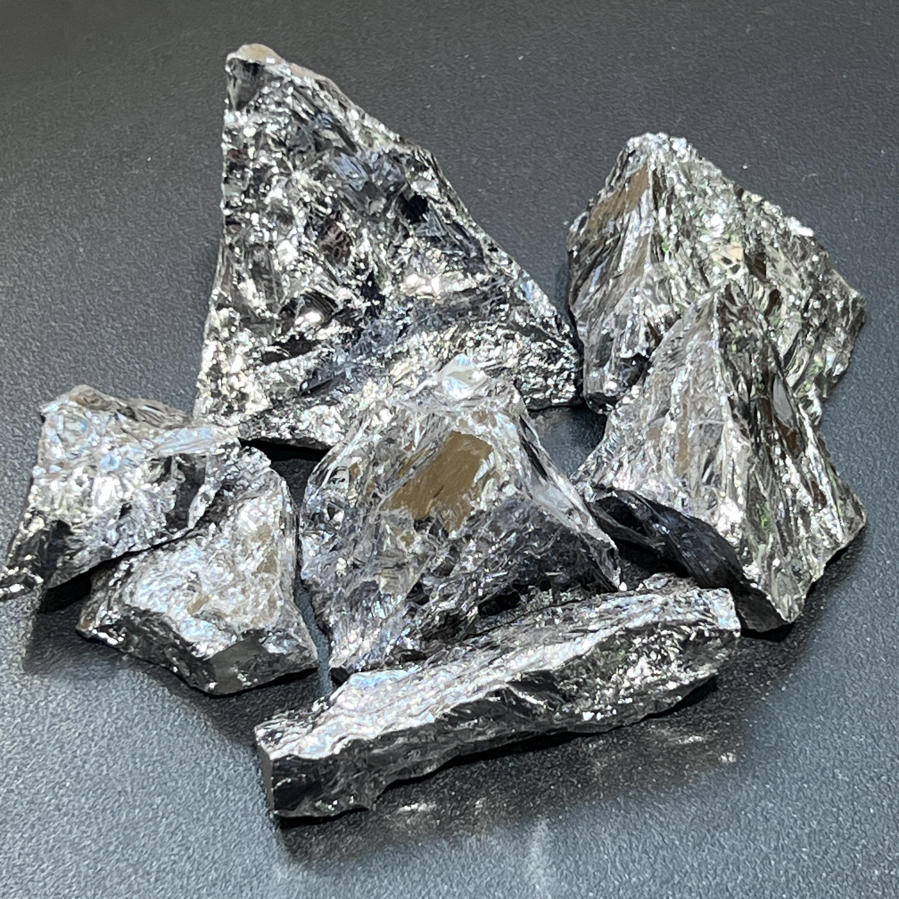 Silver Silicon Rough Raw Man-Made Stones (By The Piece Or Pound) Wholesale Amazing Crystals
