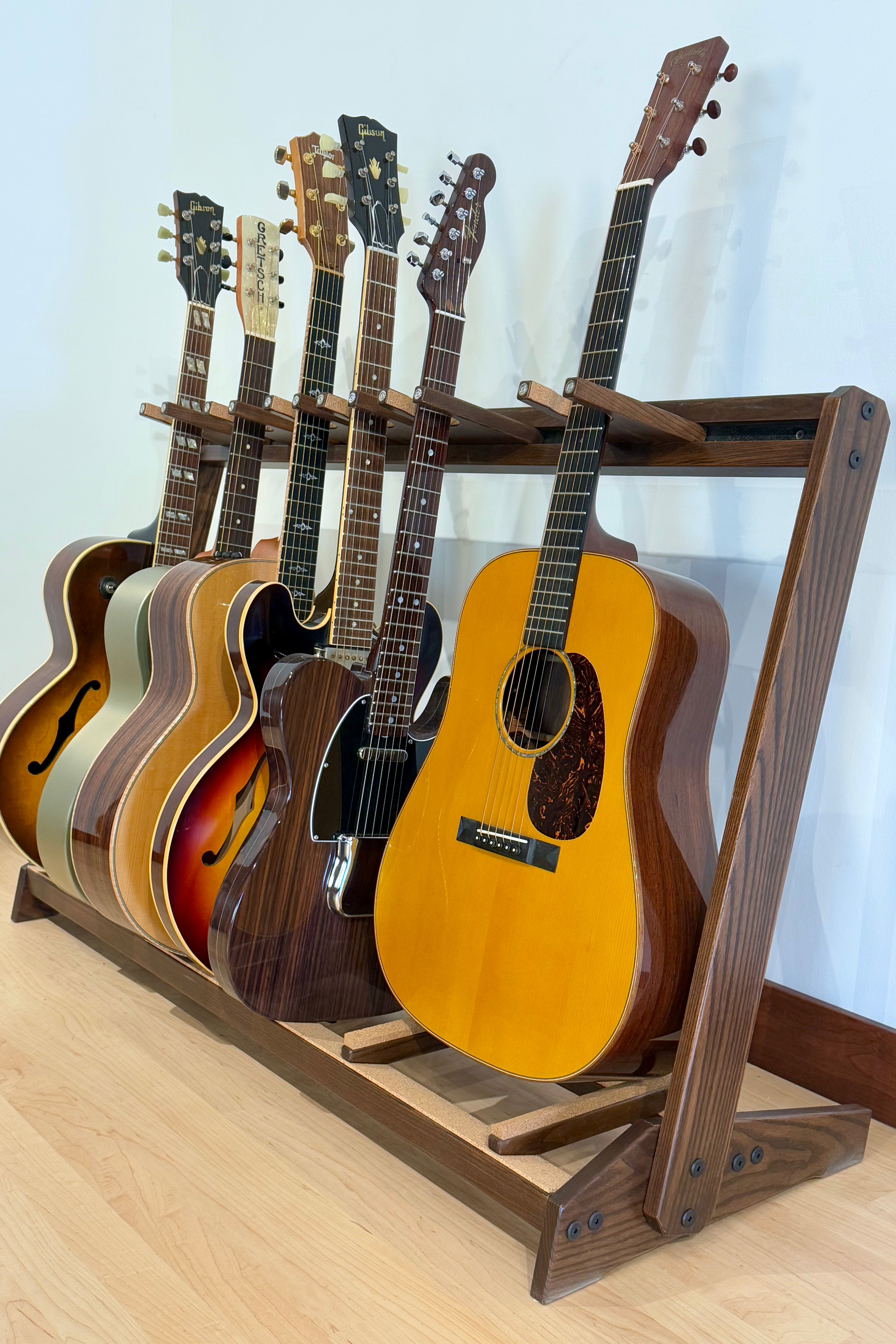 Traditional StringRack - Ash - Coffee Acoustic Remedy Cases
