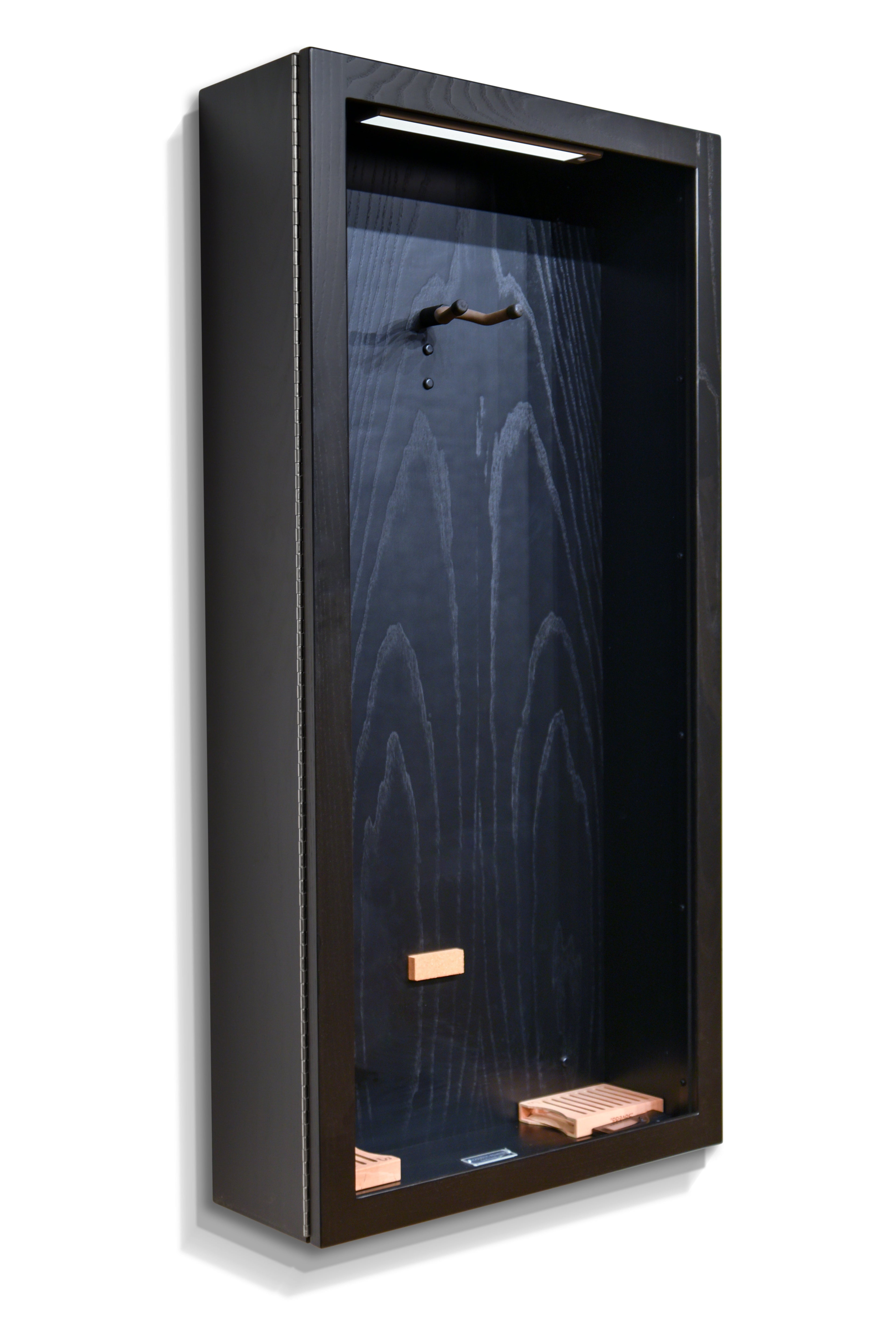 ClimaCase Rectangle Humidor - Northern White Ash with Piano Black Acoustic Remedy Cases